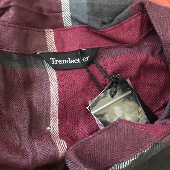 New Trendsetter Aubainerie Checkered Dress Large - Picture 6 of 6